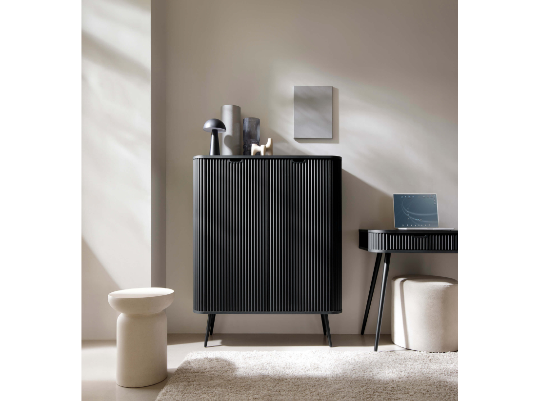 Buffet haut VELINA – 2 portes et 6 étagères