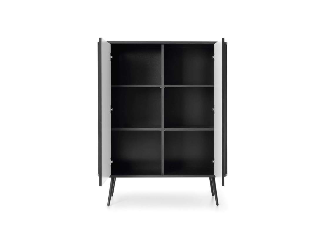 Buffet haut VELINA – 2 portes et 6 étagères