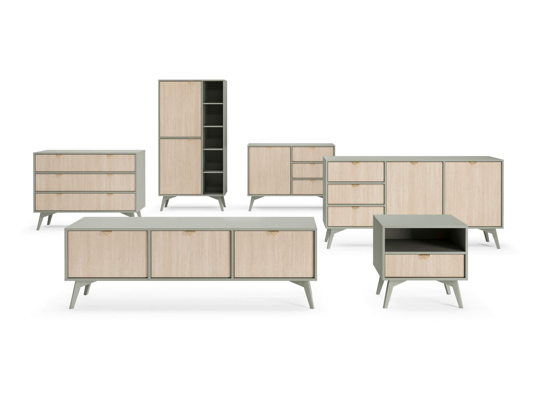 Commode MUSEO –  3 tiroirs de rangement